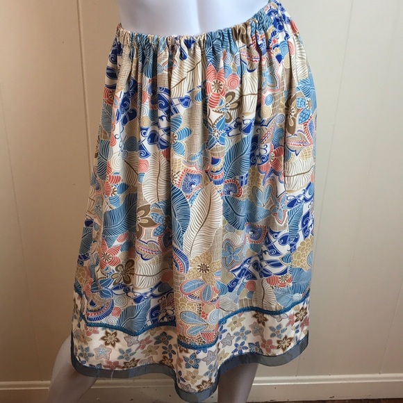 Vintage Dresses & Skirts - Vintage 60s/70s Style Retro Handmade Floral Skirt